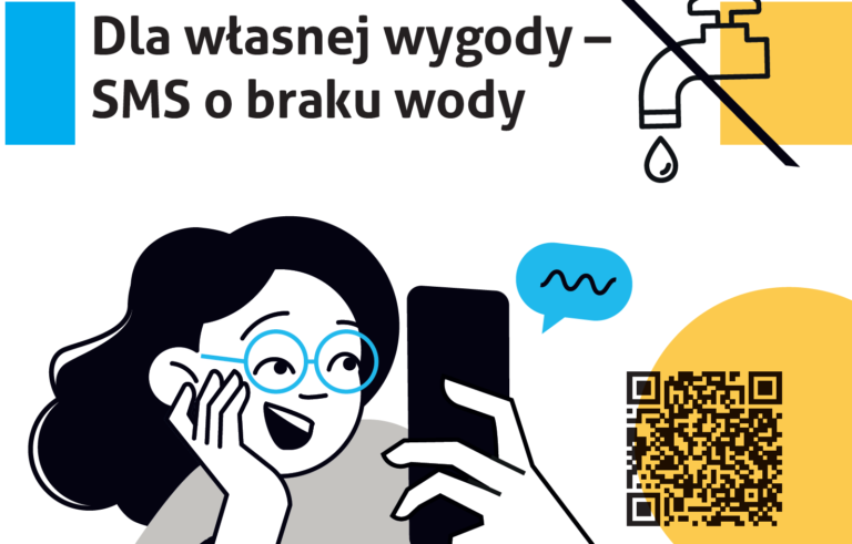MPWiK oferuje usługę wiadomości SMS o przerwach w dostawie wody i awariach sieci